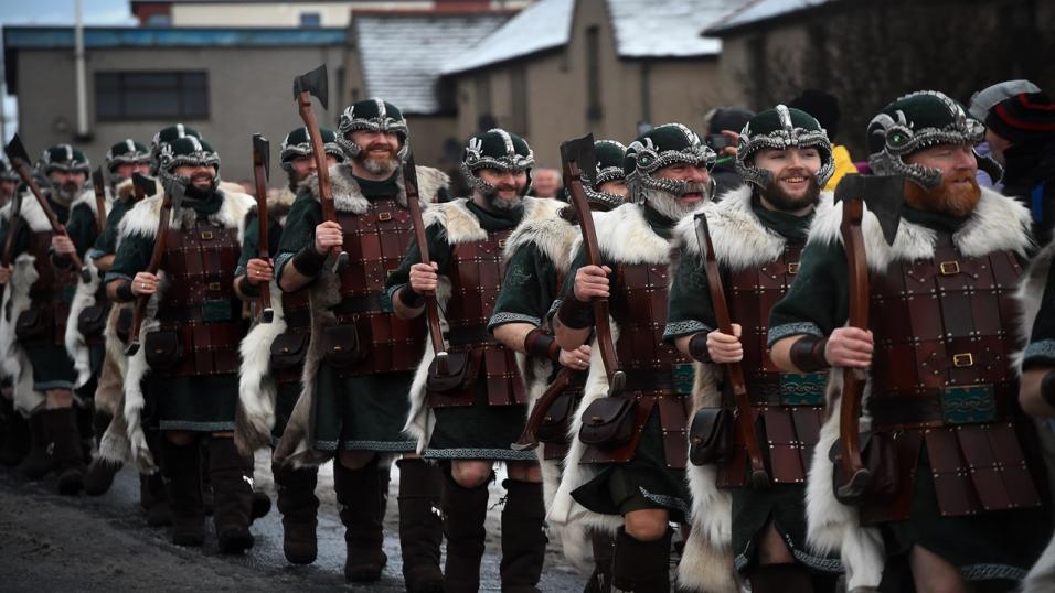 Viking cosplay in Iceland